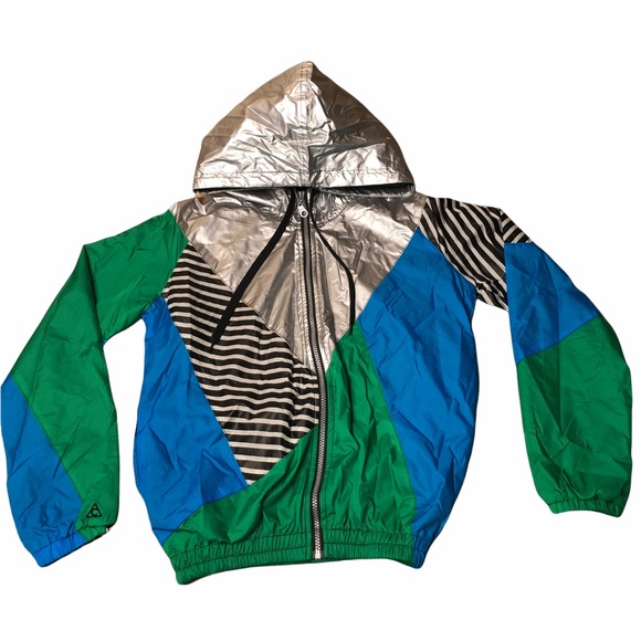 Colour block windbreaker - Picture 1 of 3